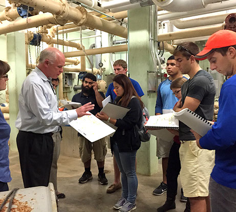 AWE tour of Johnson County Wastewater Treatment Plant, KS